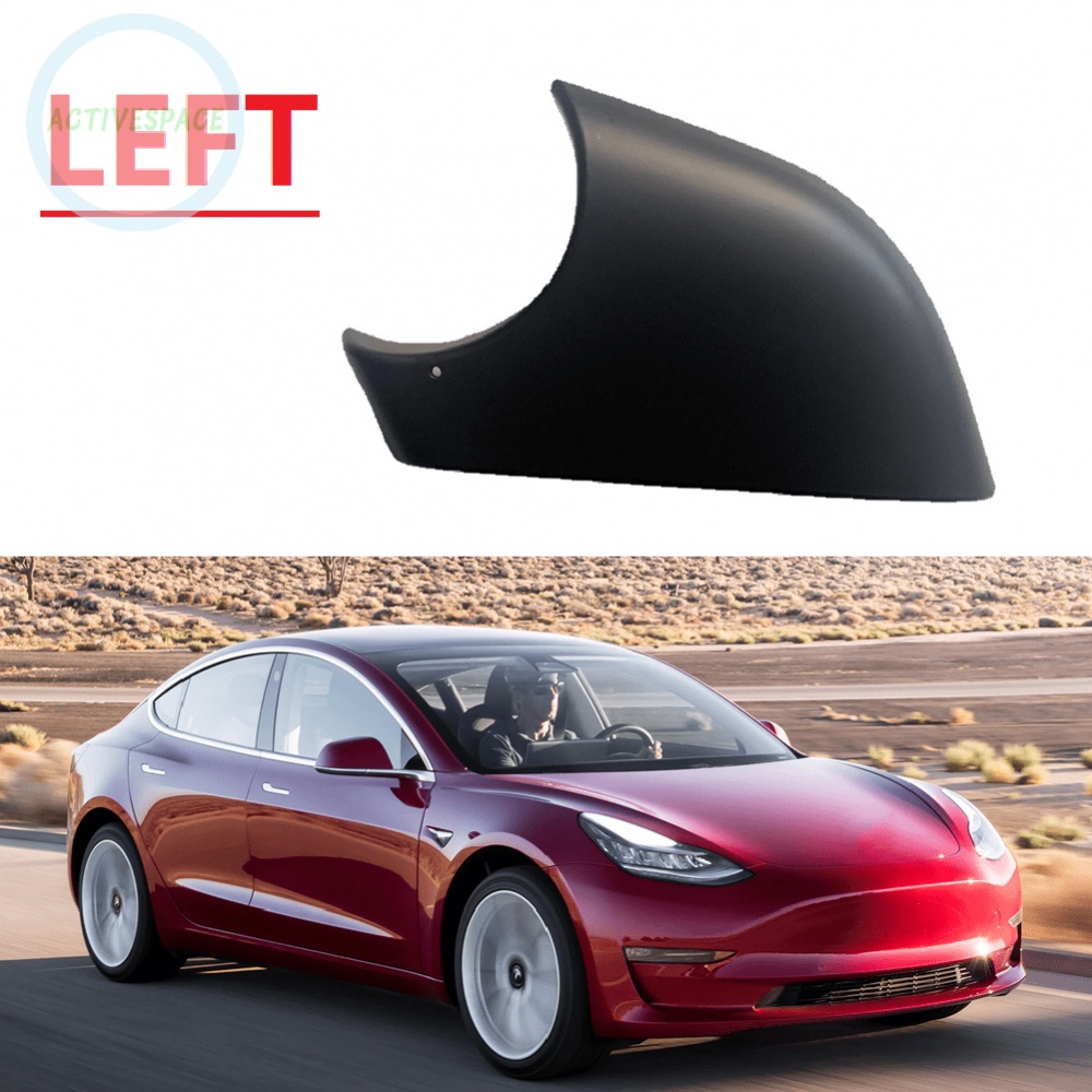 Mirror Cover ABS Easy Installation Lower Bottom Holder Wing Mirror Cover【TESLA】