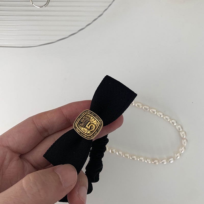 Dây Cột Tóc Co Giãn Đính Nơ Phong Cách Hàn Quốc Cho Nữ