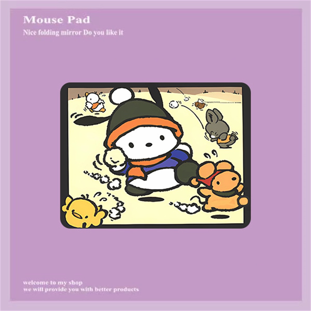 SANRIO Tấm Lót Chuột Và Bàn Phím Máy Tính Họa Tiết Hoạt Hình Cinnamoroll Kuromi Melody Dễ Thương Tiện Dụng Cho Văn Phòng