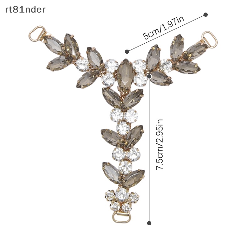 Rt 1 Khóa Nối Bikini Đính Đá Kim Cương Giả Màu Vàng / Bạc DIY