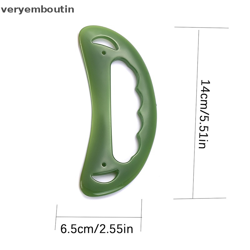 1 Đá Gua Sha Bằng Nhựa Resin Mát Xa Làm Đẹp Da Mặt