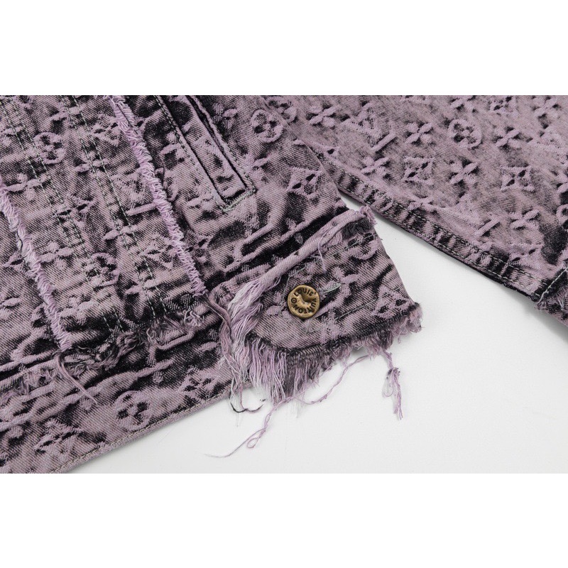 Áo Khoác denim Phối Tua Rua Phong Cách Đường Phố Cổ Điển Thời Trang Cao Cấp L88v88-6Ue