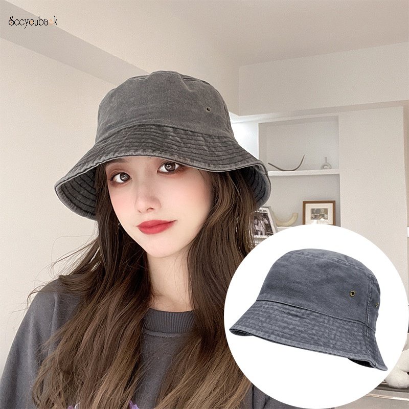 Nón Tai Bèo Denim Chống Nắng Thoáng Khí Thời Trang Mùa Hè Cho Nam Và Nữ