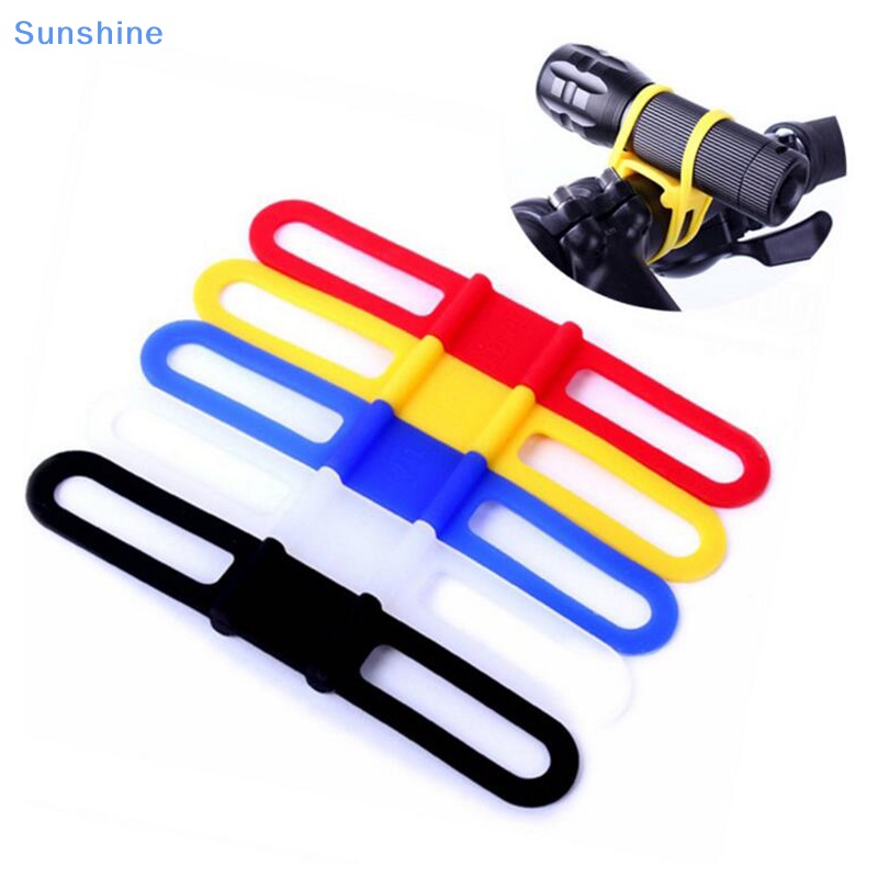 Dây Buộc Đèn Bằng Silicon Cho Xe Đạp