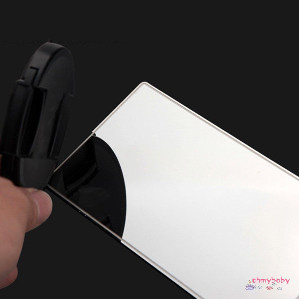 [InStock] 15*8Cm Thiết Thực Kế Xe Ô Tô Tự Động Gương Trang Điểm Đa Năng Nội Thất Chống Nắng Thép Không Gỉ Mỹ Phẩm Cung Cấp [Z/8]