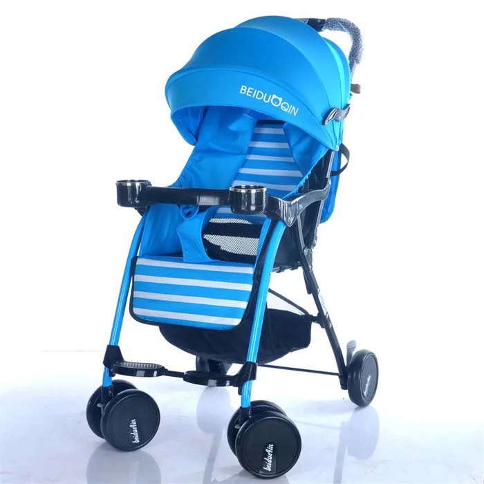 Xe đẩy 1 chiều 3 tư thế chính hãng BEIDU QIN có mái che cho bé