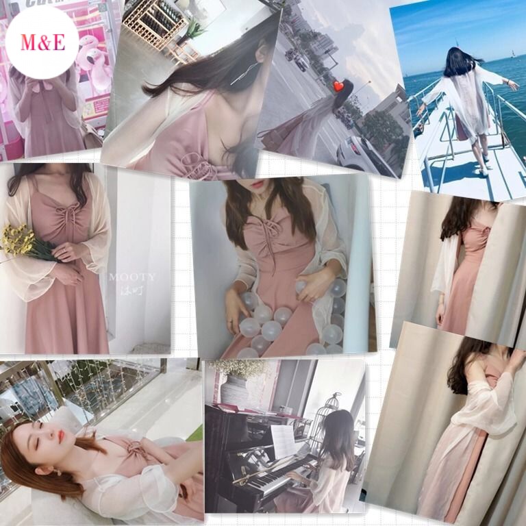 Áo Khoác Cardigan Chiffon Mỏng Dáng Rộng Phong Cách Hàn Quốc Thời Trang Mùa Hè Mới 2023