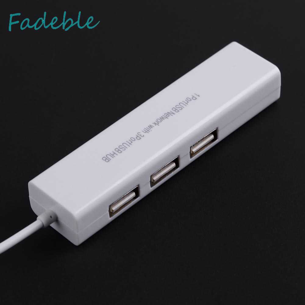 Thẻ Mạng LAN 3 Cổng USB 2.0 HUB 10 / 100MB Micro USB Sang RJ45