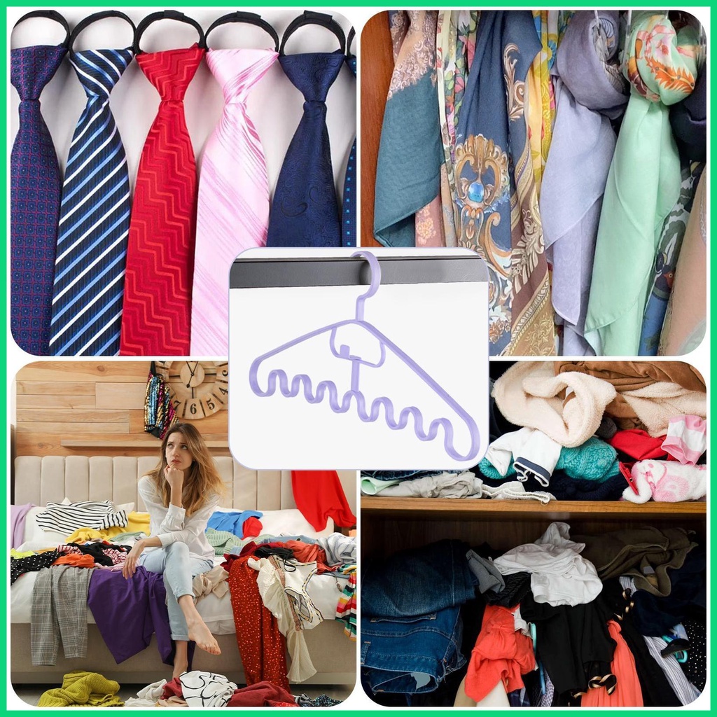 Móc Treo Quần Áo Chống Trượt Tiết Kiệm Không Gian Tiện Dụng