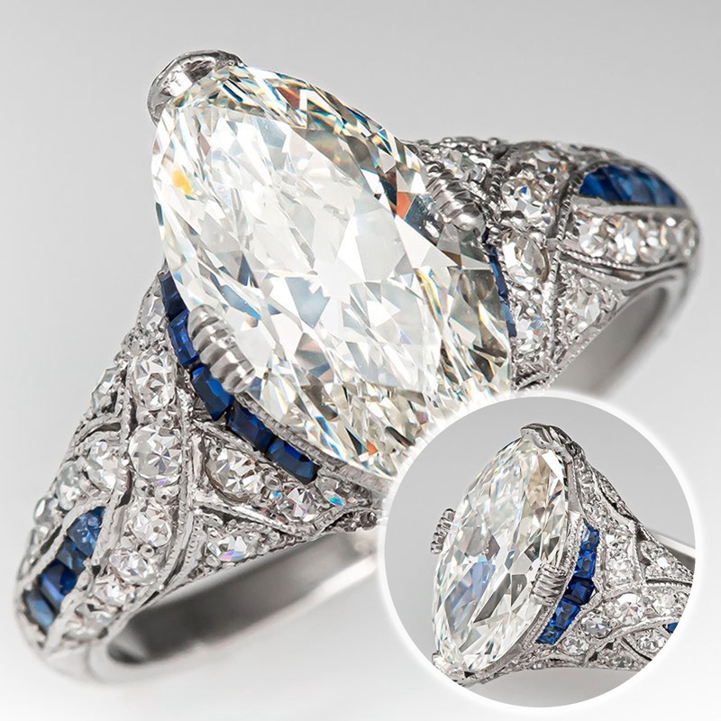 Ygt Nhẫn Đính Đá Zircon Thời Trang Hiện Đại Cho Nữ