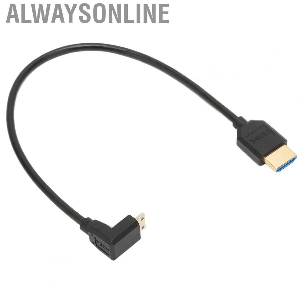 Alwaysonline HD Multimedia Interface Extension Line  Cable Gold Plated Connectors for Video Conferencing Systems Monitors