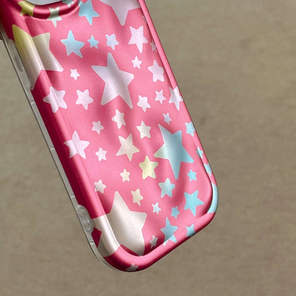 Ốp Điện Thoại TPU Chống Sốc Họa Tiết Sao Băng Màu Đỏ Cho iPhone 14 13 12 11 Pro Max