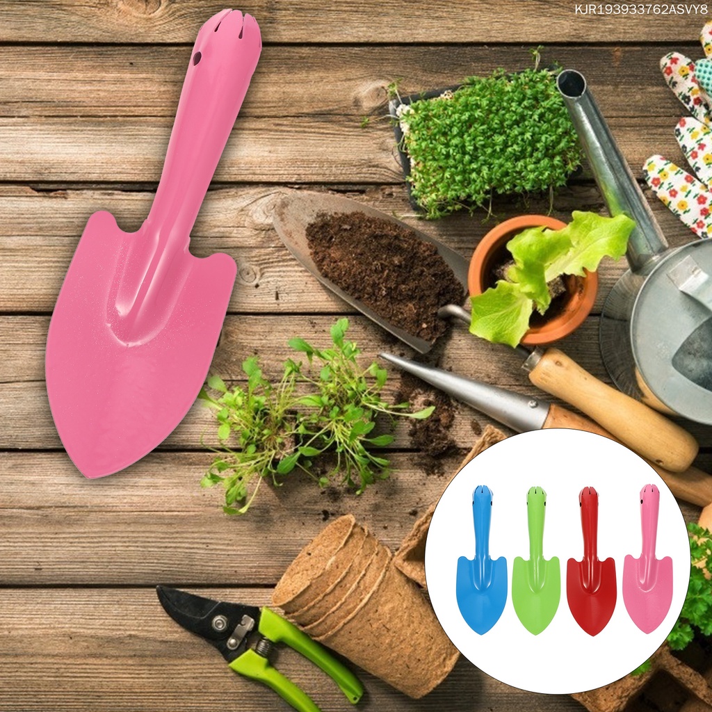 Bộ 4 Dụng Cụ Xẻng Xúc Đất Bằng Kim Loại Tiện Dụng Cho Bé