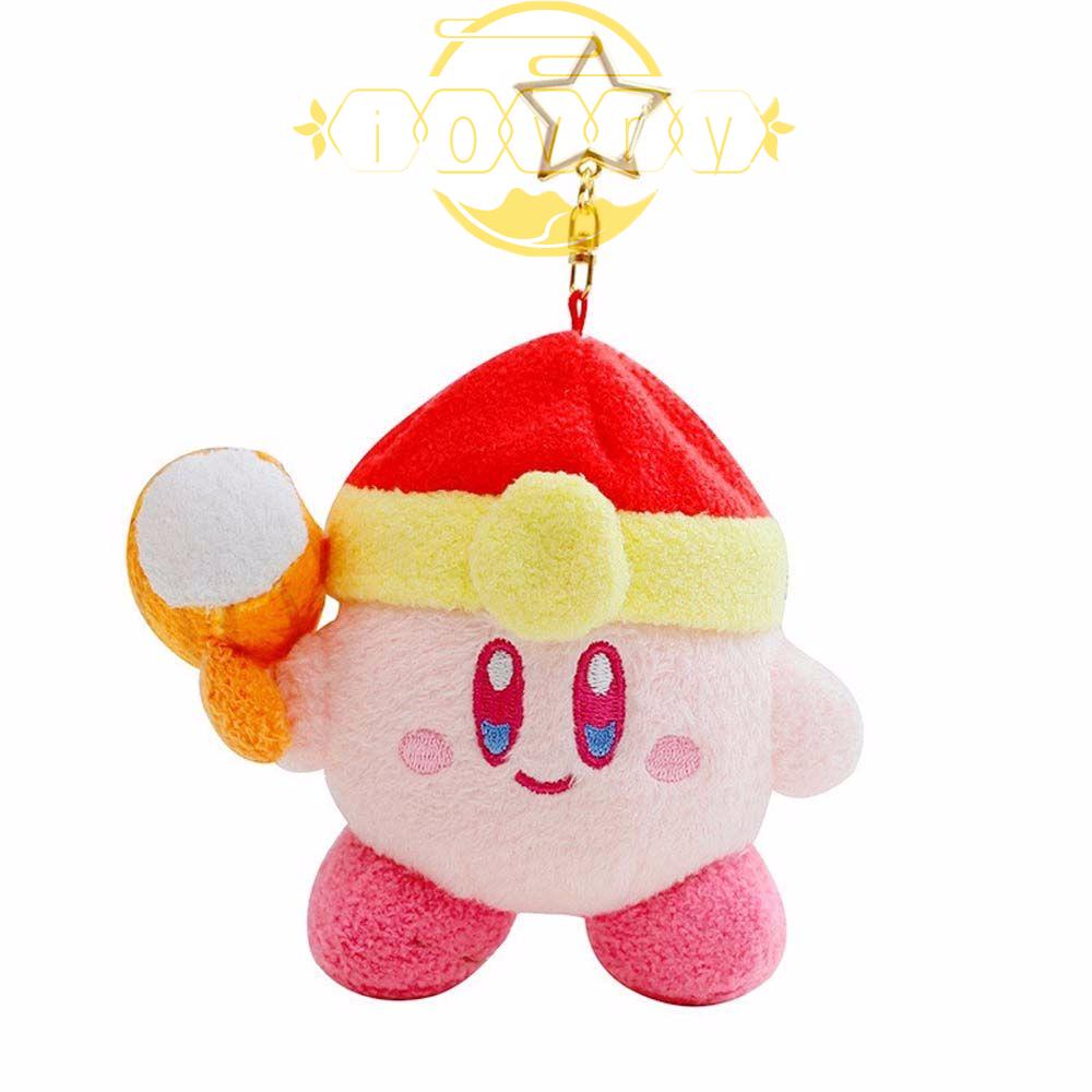 Búp Bê Kirby Nhồi Bông Màu Hồng Dễ Thương Dùng Trang Trí Túi Xách