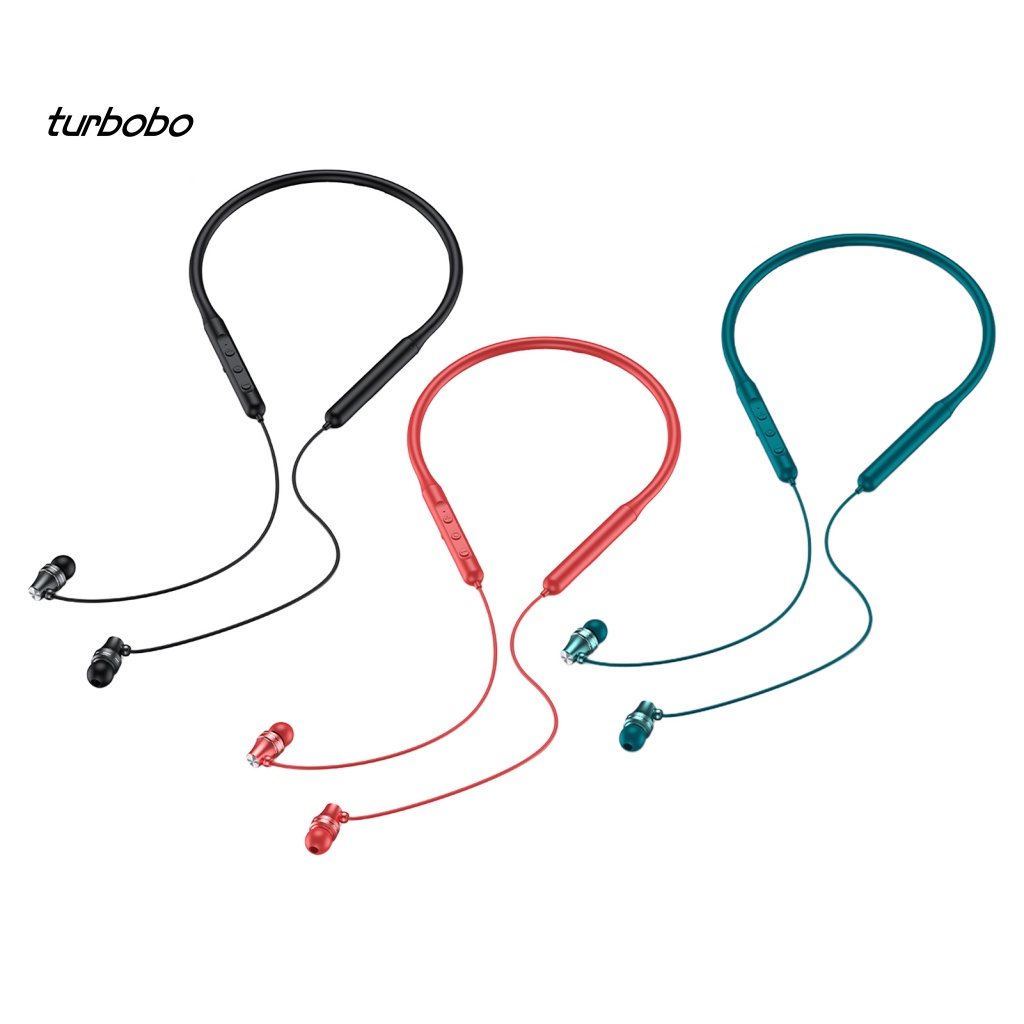 Tai Nghe Nhét Tai Không Dây 9D Chống Nước Kết Nối Bluetooth 5.0 GB13 Có Vòng Đeo Cổ Thể Thao