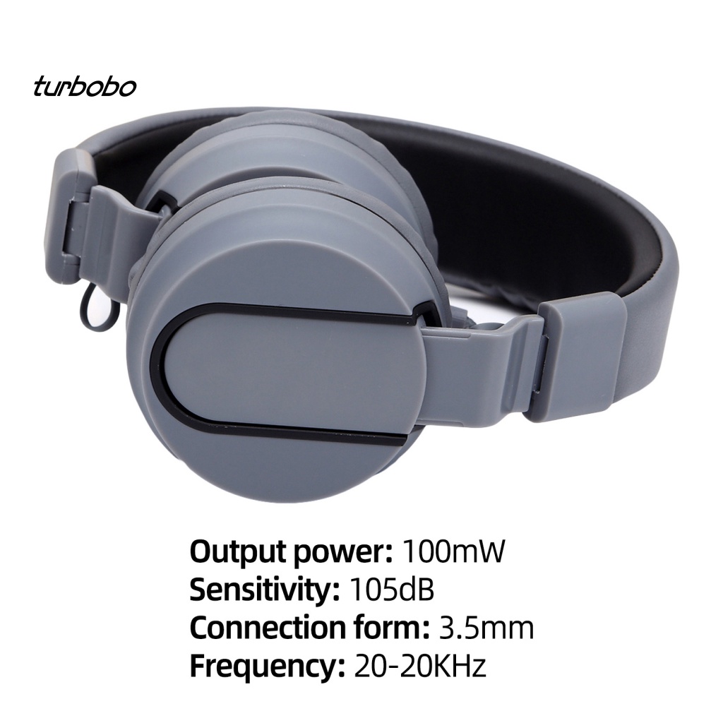 Tai Nghe Chụp Tai Jack 3.5mm Giảm Tiếng Ồn Có Thể Gấp Gọn Kèm Mic Tiện Dụng