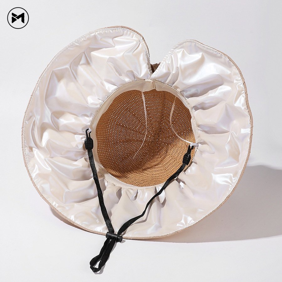 Nón Vành Rộng Thoáng Khí Dập Nổi Ba Chiều Phong Cách Hàn Quốc Hàng Mới 2023