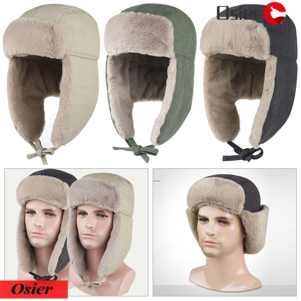 Mũ Bomber Nhung Dày Chống Gió 1 Món Thời Trang Mùa Đông