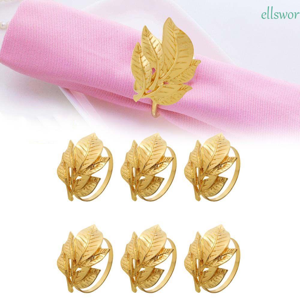 Vòng Khăn Ăn Elsworth 6 Chiếc|Khóa Kẹp Khăn Ăn Tiện Dụng Cho Nhà Hàng / Tiệc Cưới