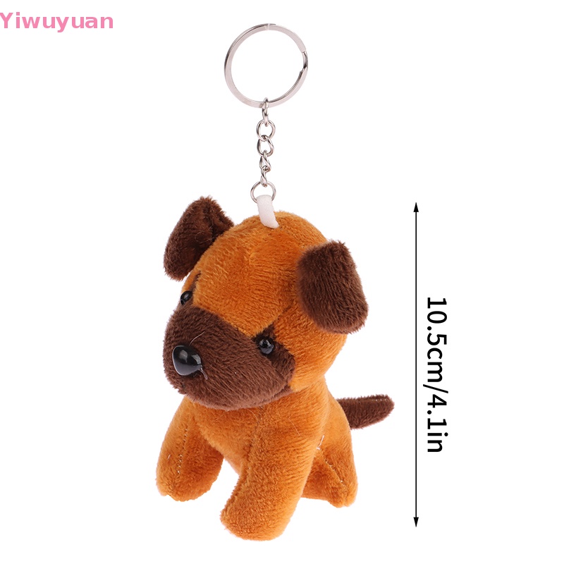 < Yiwuyuan > Móc Chìa Khóa Hình Chó Sói Nhồi Bông Mềm Mại Dễ Thương Trang Trí Ba Lô Túi Xách Xe Hơi Quà Tặng Trẻ Em Mới