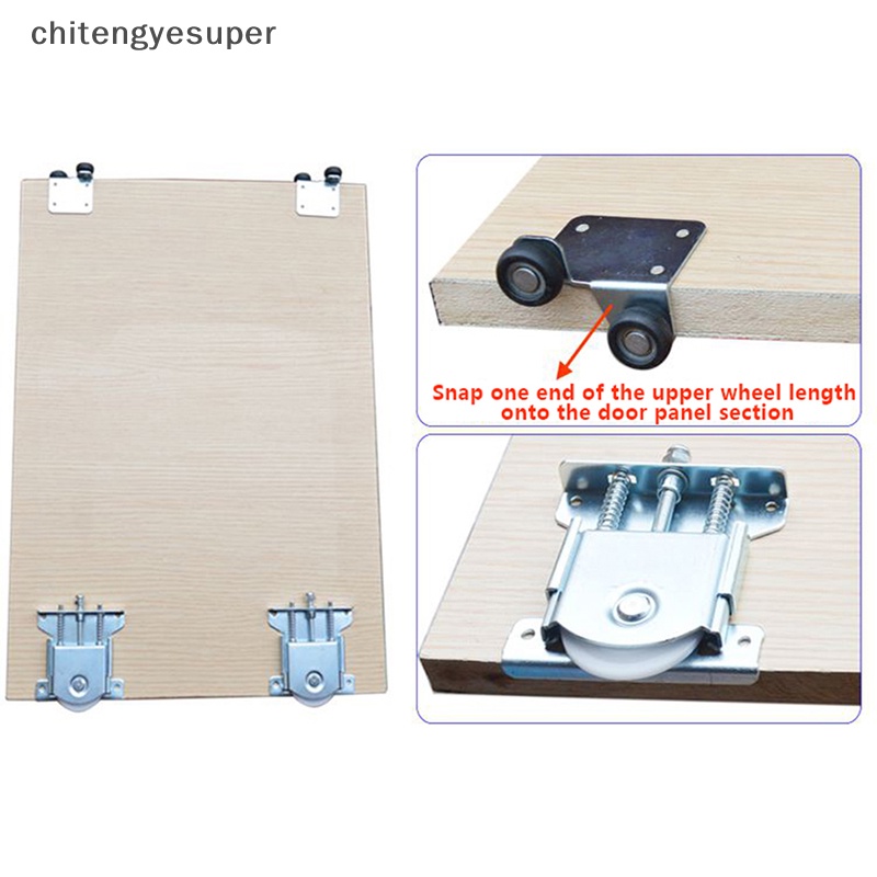 Bánh Xe Ròng Rọc Treo Cửa Tủ Quần Áo Chitengyesuper CGS