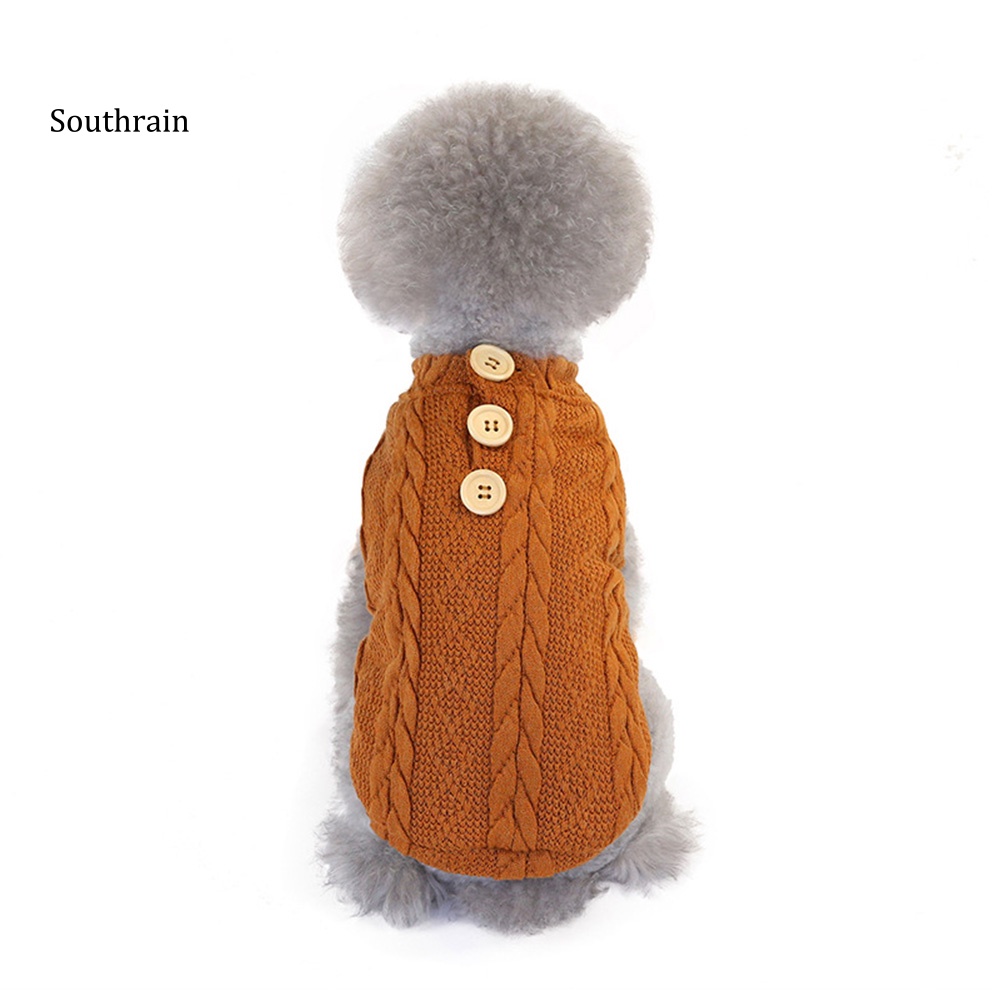 Áo Sweater Dệt Kim Giữ Ấm Mùa Thu Đông Cho Cún Cưng