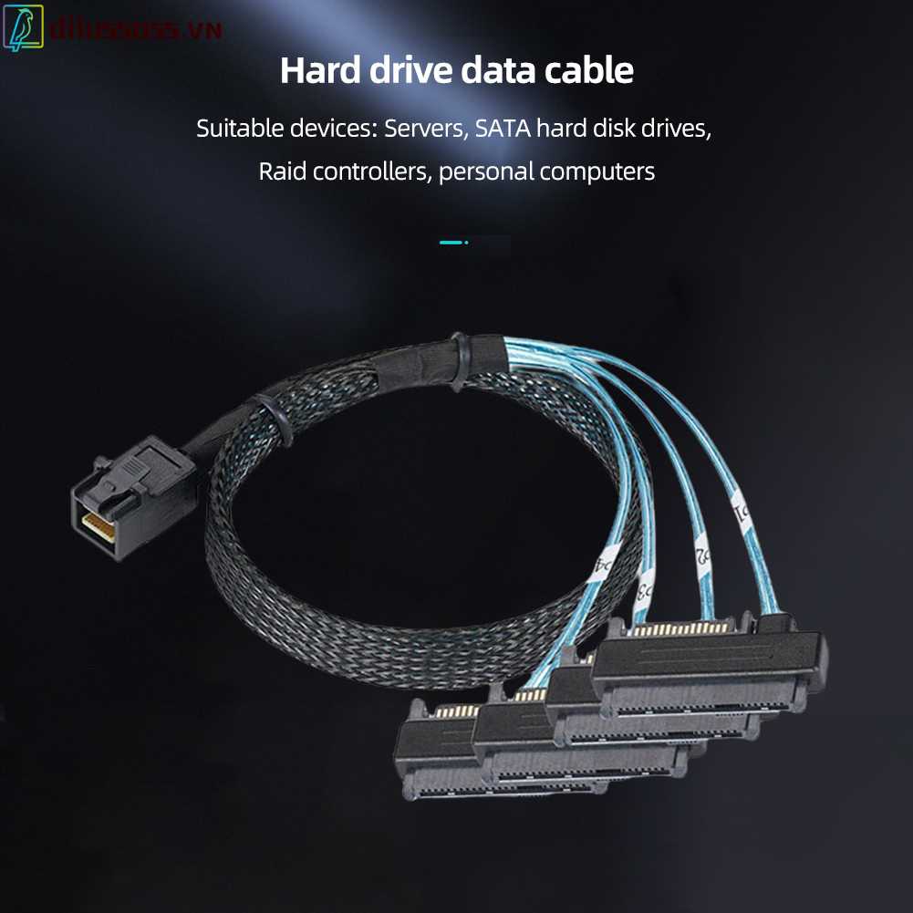 Cáp ChuyểN ĐổI Minis HD SFF-8643 36P Sang 4SFF-8482 29 15P SAS SATA, 0.5m / 1m