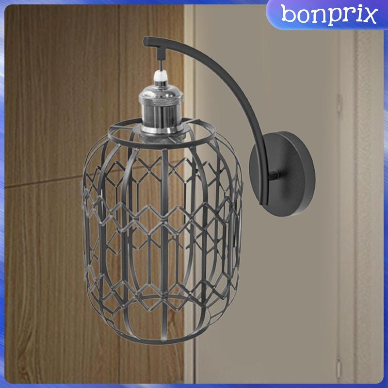 Lồng Chụp Đèn Bằng Kim Loại Màu Đen Thay Thế DIY