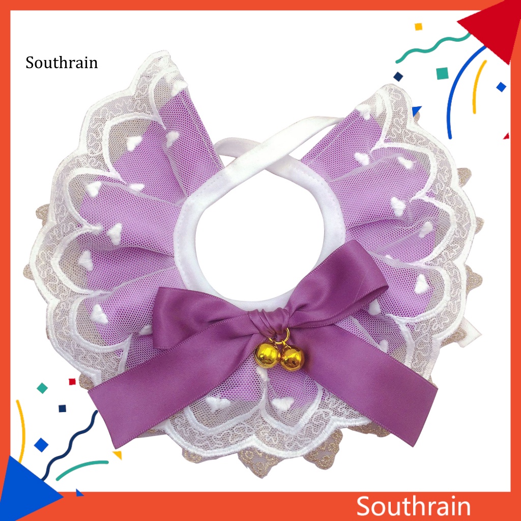 Khăn Quàng Cổ Thắt Nơ Đáng Yêu Thoải Mái Cho Thú Cưng