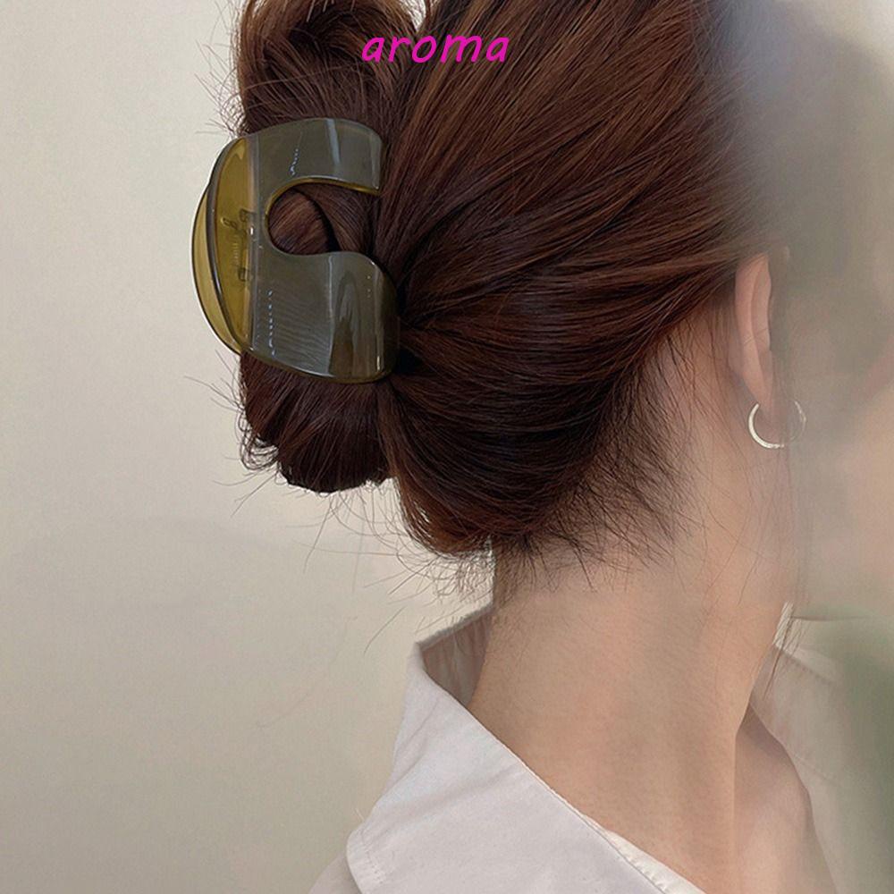 Kẹp Tóc Nhựa Hình Chữ U Đơn Giản Dễ Thương Cho Nữ