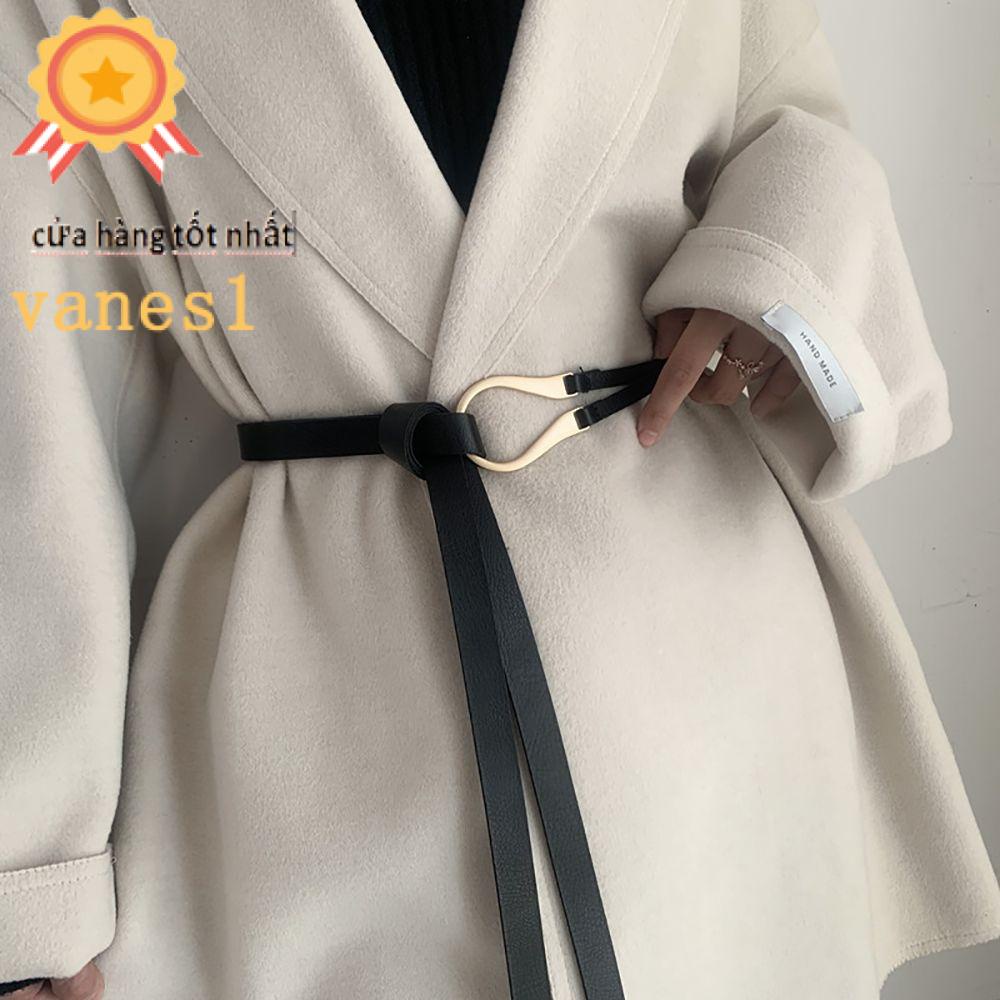 Thắt Lưng Da PU Khóa Kim Loại Điều Chỉnh Được VANES1