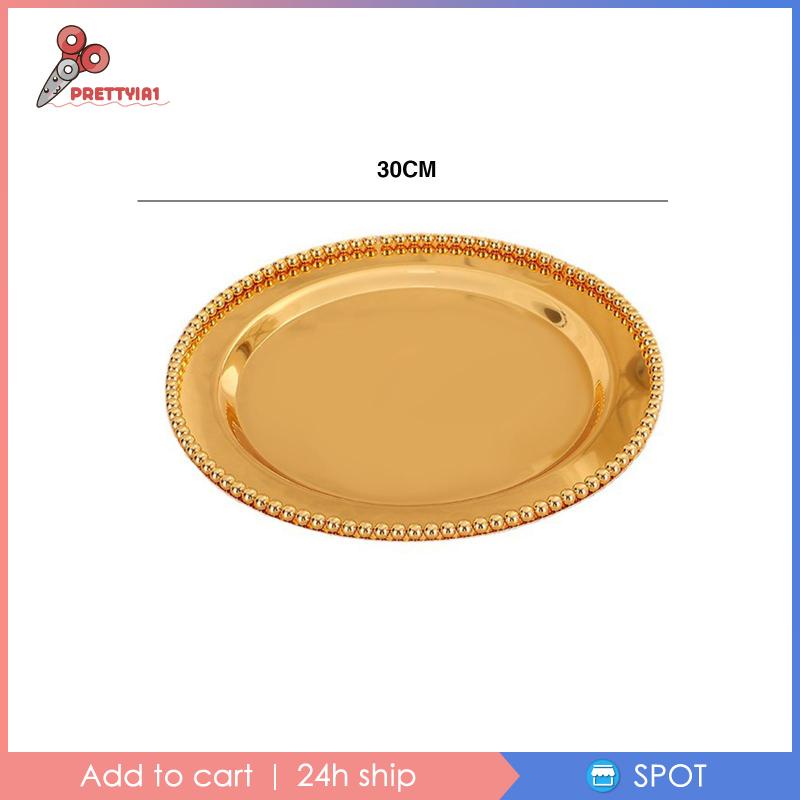 1 Đĩa Kim Loại Chống Rỉ Dùng Phục Vụ Salad Cho Tiệc Cưới Nhà Hàng