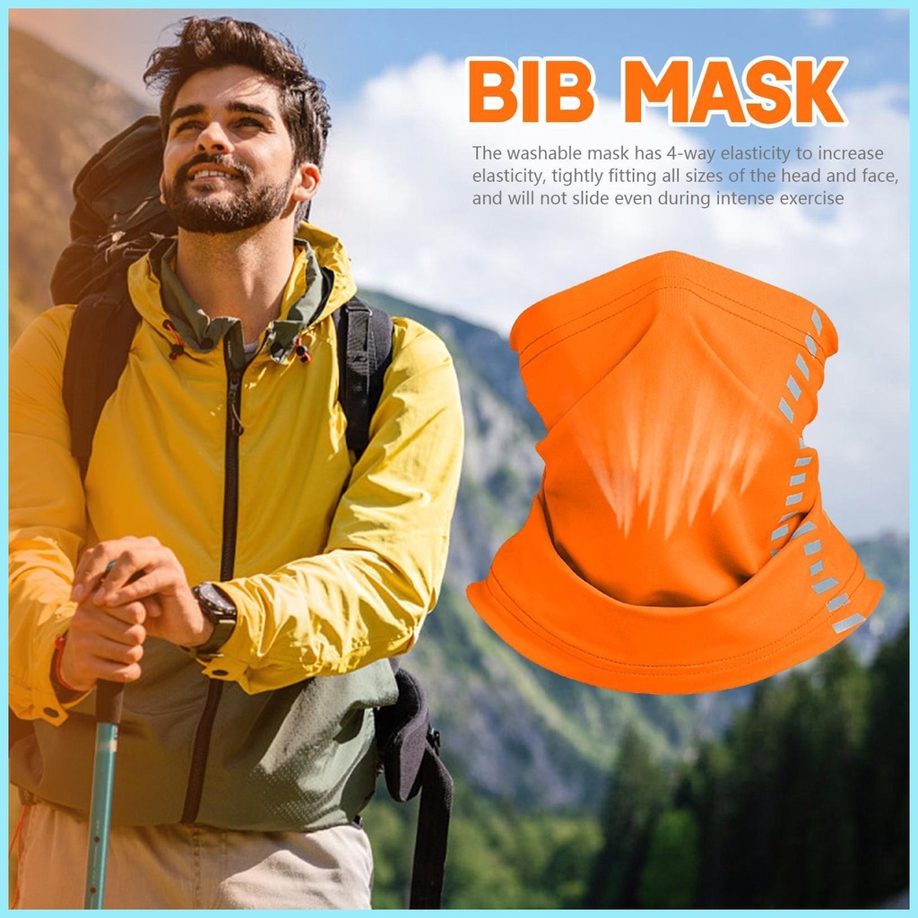 Khẩu Trang Che Cổ Co Giãn Thoáng Khí Chống Tia UV Phản Quang Cho Nam