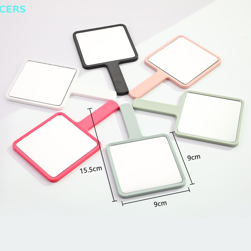 Gương Trang Điểm Cầm Tay Hình Vuông Có Vanity