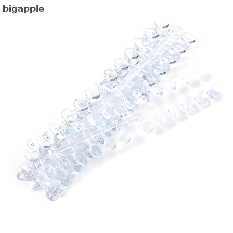 Thẻ Trưng Bày Móng Tay Giả Hình Vuông / Oval / Trái Tim Bằng Acrylic Trong Suốt RDG