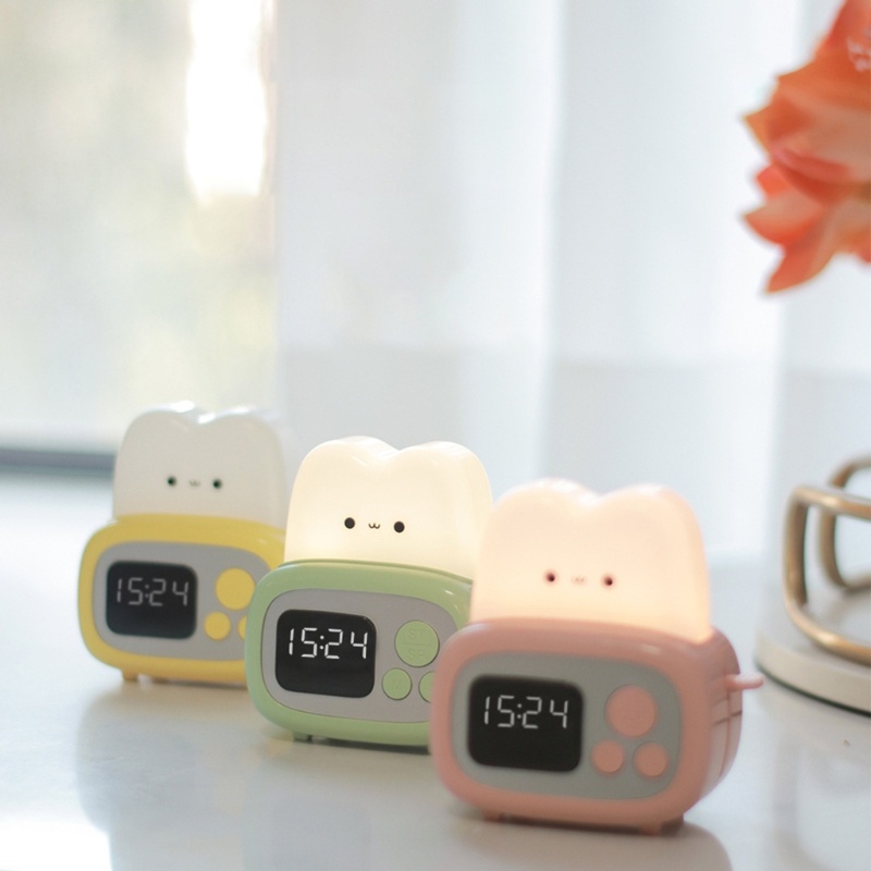 Đồng Hồ Báo Thức Hình Máy Nướng Bánh Mì Trang Trí Sinh Nhật / Năm Mới
