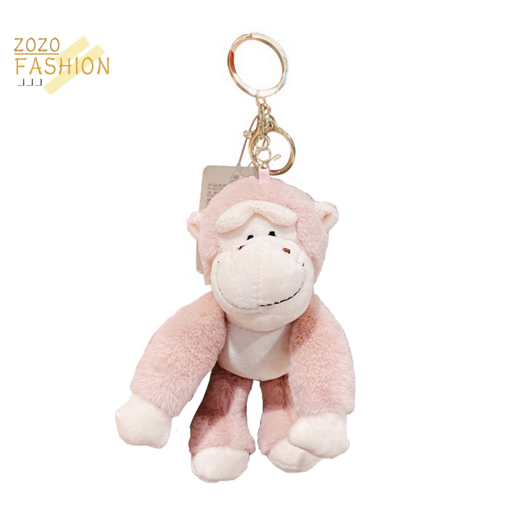 Móc Khóa Hình Khỉ Nhồi Bông Dễ Thương