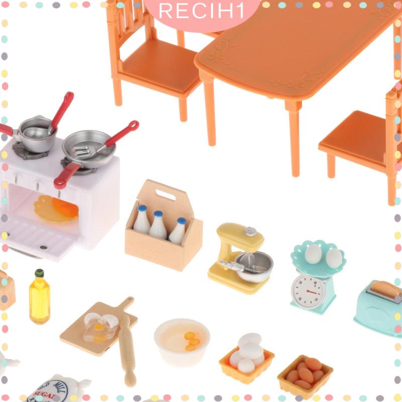 Bộ Dụng Cụ Nấu Ăn Tỉ Lệ 1 / 12 Cho Nhà Búp Bê