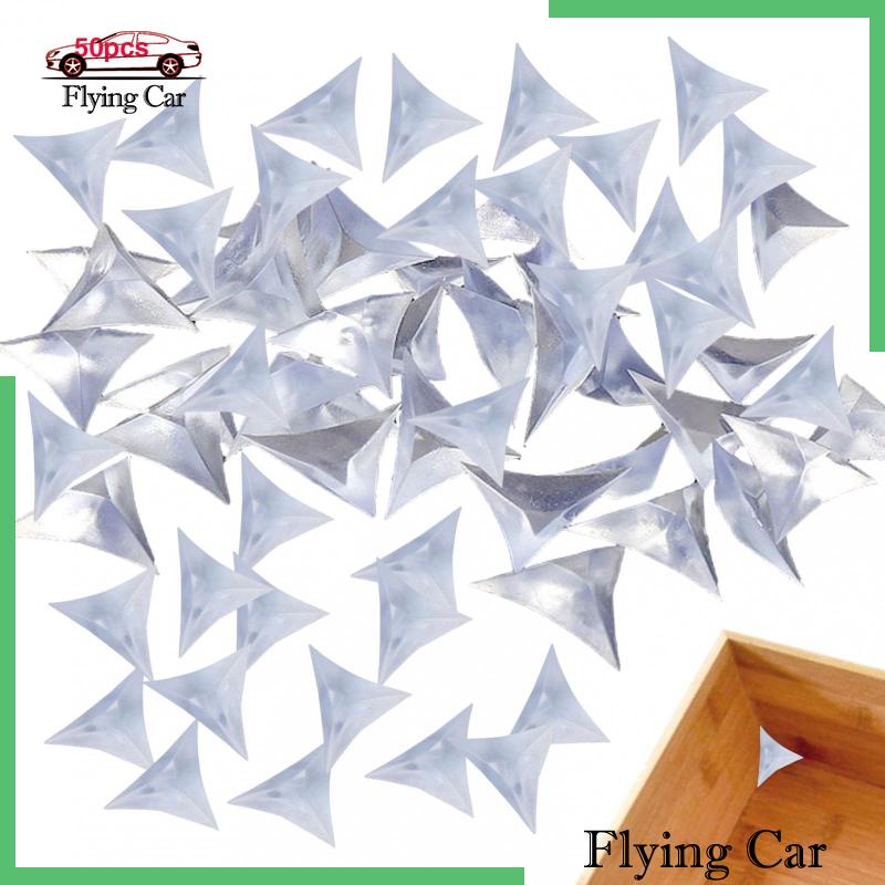 Set 50 Miếng Dán Góc Cạnh Cầu Thang / Đồ Nội Thất Có Thể Tái Sử Dụng