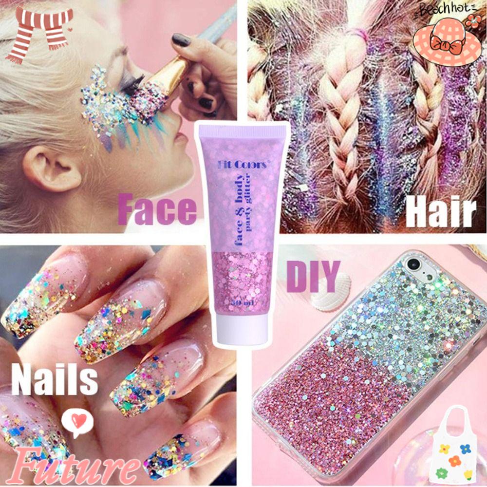 Phấn Mắt Dạng Lỏng Màu Lấp Lánh Trang Điểm Lễ Hội 50ml