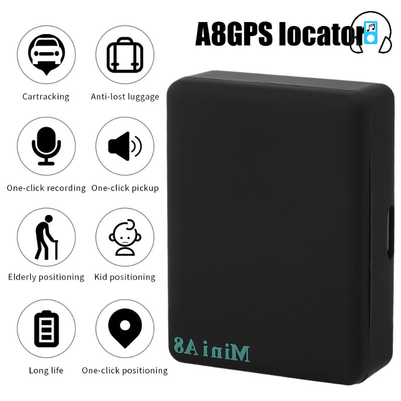 Thiết Bị Định Vị Mini Có Thể Sạc Lại / Ví / Chìa Khóa Thú Cưng Bluetooth Không Dây Chống Thất Lạc A8GPS