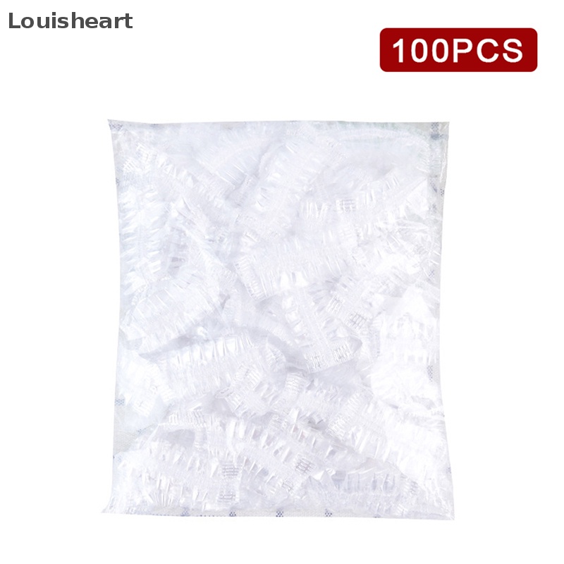 Set 100 Bọc Tai Bằng Nhựa Trong Suốt Chống Nước Dùng Một Lần Khi Nhuộm Tóc
