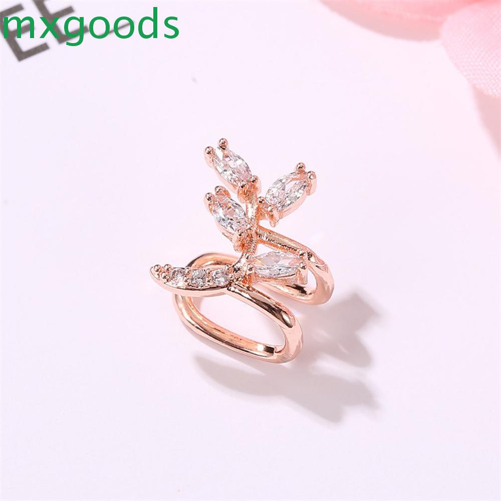 Khuyên Vành Tai Hình Hoa Hồng Phong Cách Retro Thời Trang|Khuyên Kẹp Vành Tai Không Xỏ Lỗ