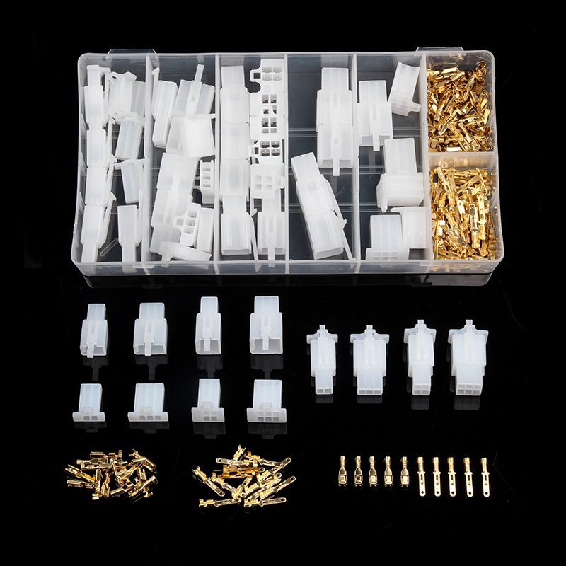 200 Đầu Nối Dây Điện Cho Xe Hơi Xe Máy 2.8mm 2 / 3 / 4 / 6 / pin 2.8