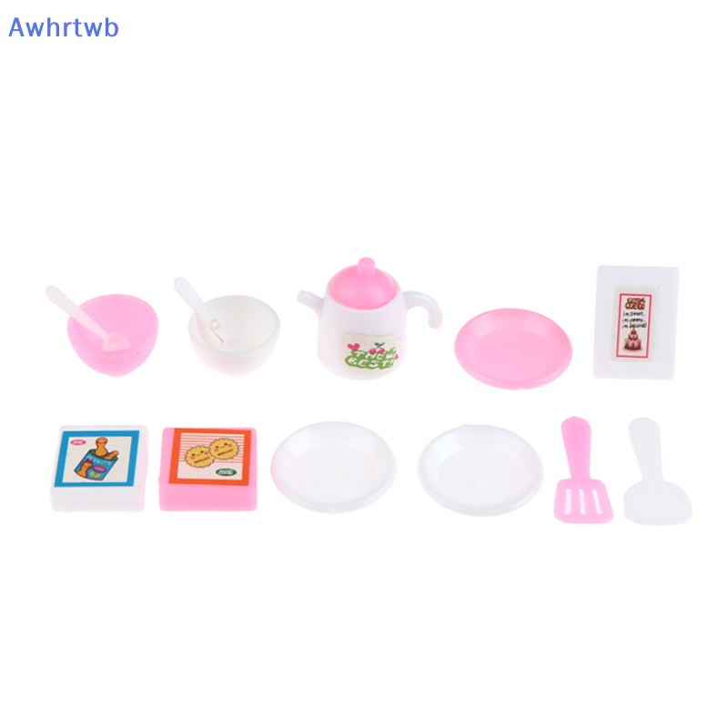 Set 13 Món Chén Đĩa 1: 12 Cho Nhà Búp Bê Mới