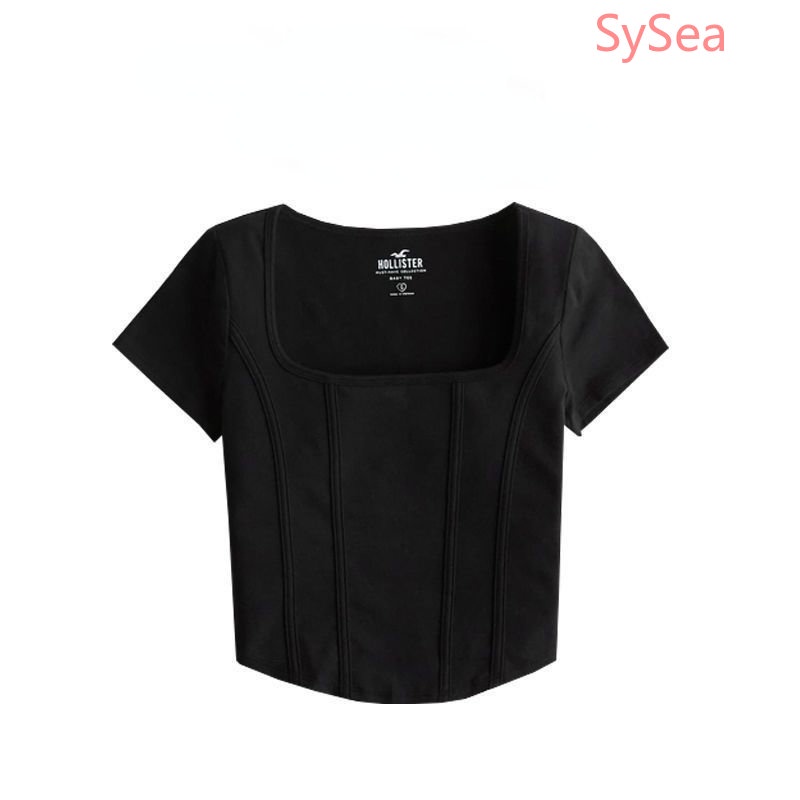 Áo Kiểu Tay Ngắn Dáng Ôm Trẻ Trung Quyến Rũ Dành Cho Nữ