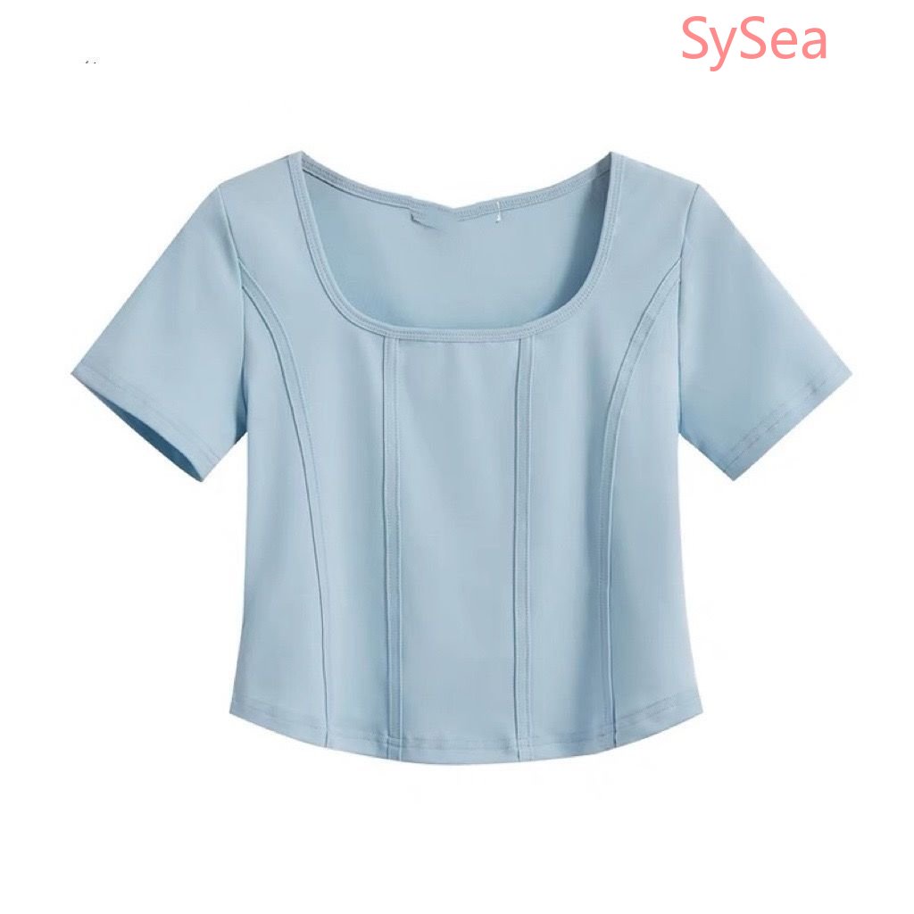 Áo Kiểu Tay Ngắn Dáng Ôm Trẻ Trung Quyến Rũ Dành Cho Nữ