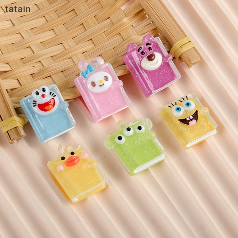 Set 5 Móc Khóa Nhựa Trong Suốt Hình Nhân Vật Hoạt Hình Ngộ Nghĩnh