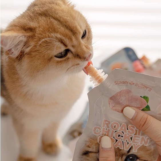 SÚP THỊT CHO MÈO ROAST SUNNY BUDDY'S GÓI 90G