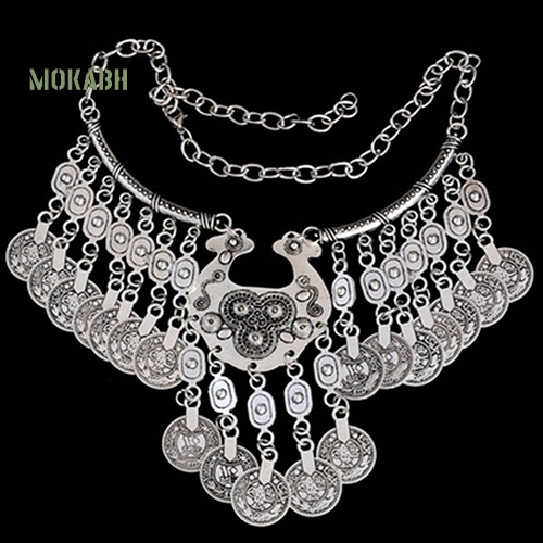 (Hot) Vòng cổ HợP Kim ĐíNh Đá Phong CáCh Bohemia